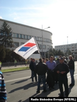 Demonstranti na ulicama Novog Sada