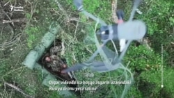 Ukrayna Rusiya dronlarını torla tutur