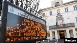 Unele orașe nordice italiene sunt în carantină