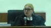 Armenia -- Judge Anna Danibekian presides over the trial of former President Robert Kocharian and three other former officials, Yerevan, October 7, 2019.