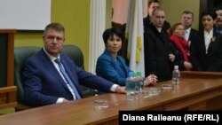 Klaus Iohannis la USM