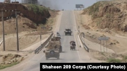 Afghan forces on the move in Faryab Province (file photo)