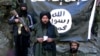 An undated video grab shows members of the Islamic State-Khorasan at an undisclosed location near the Pakistani-Afghan border. (file photo)