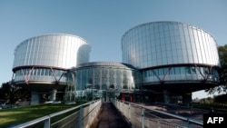 France -- The European Court of Human Rights (ECHR) in Strasbourg, October 14, 2014.