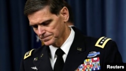 The chief of the U.S. Central Command, General Joseph Votel