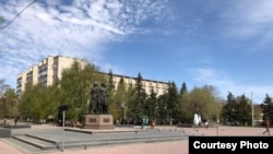 Орал қаласының орталығы. Көрнекі сурет.