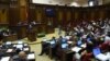 Armenia - A parliament session in Yerevan, 8Sep2014.