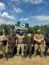 Бойцы чеченского добровольческого батальона имени шейха Мансура 