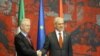 Italijanski premijer Mario Monti prilikom susreta sa predsednikom Srbije Borisom Tadićem, Beograd, 8. mart 2012.
