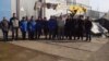 Некоторые жители Боранкульского района Мангистауской области. 2 апреля 2014 года.