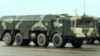 Russia -- An Iskander ballistic missile launcher rolls during a rehearsal of a military parade in Alabino outside Moscow, 20Apr2010.