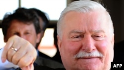 It seems former Solidarity leader Lech Walesa couldn't make it.