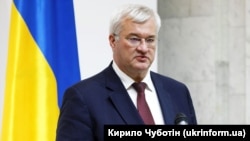 Ukrainian Foreign Minister Andriy Sybiha will brief his NATO counterparts in Brussels on the current situation on the eastern front. (file photo)