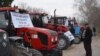 Protestul fermierilor la Brăviceni, raionul Orhei.