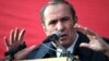 Armenia - Armenian National Congress leader Levon Ter-Petrosian speaks at an opposition rally in Yerevan.