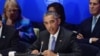 U.S. President Barack Obama (center) chaired a "Leader's Summit on Countering [Islamic State] and Violent Extremism" at UN headquarters, in New York on September 29. 