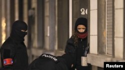 Бэльгійская паліцыя на месцы тэракту ў Брусэлі