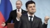 Володимир Зеленський, праворуч, і Володимир Путін (колаж)