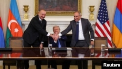 Ильхам Алиев, Дональд Трамп и Никол Пашинян