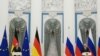 Ռուսաստանի նախագահ Վլադիմիր Պուտինի և Գերմանիայի կանցլեր Օլաֆ Շոլցի համատեղ ասուլիսը Կրեմլում, 15-ը փետրվարի, 2022թ․