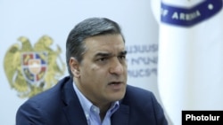 Արման Թաթոյանն իր վեցամյա գործունեությունն ամփոփող ասուլիսում։