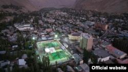 Khorugh, the capital of Tajikistan's Gorno-Badakhshan region