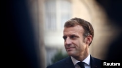Emmanuel Macron francia elnök