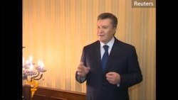 Янукович хакимияттән китүдән баш тарта