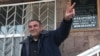 Armenia - Hayk Gevorgian, a journalist with the "Haykakan Zhamanak" opposition newspaper, is released from jail, Yerevan, 6Feb2012.