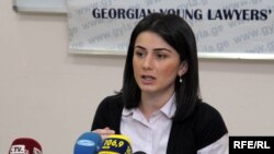 "ახალგაზრდა იურისტთა ასოციაციის" თავმჯდომარე თამარ ხიდაშელი.