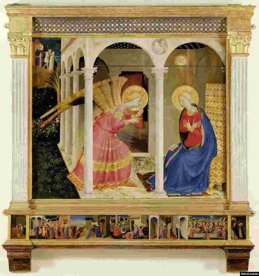 Beato Angelico, Annunciazione/Bunavestire - Cortona, Museo Diocesano