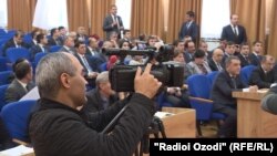 На одной из пресс-конференций 