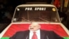 Belarus - A car with a portrait of Alexander Lukashenka. Mahilou, 9Jul2015