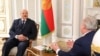 Аляксандар Лукашэнка на сустрэчы з Кентам Гэрстэтам