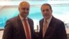 Igor Dodon la Moscova, în 2016, împreună cu Luis Ayala, secretarul-general al Internaționalei socialiste