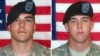 U.S. Corporal Jeremy Morlock (left) and Private Andrew Holmes (right) in combo photo (undated)