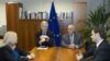 Pregovarači Prištine i Beograda, Edita Tahiri i Borislav Stefanović na pregovorima u Briselu - iz arhive