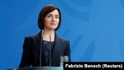 Moldovan Prime Minister Maia Sandu (file photo)