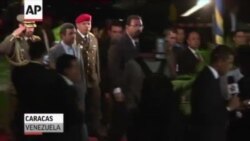 Президент Ирана Ахмадинежад на похоронах Чавеса