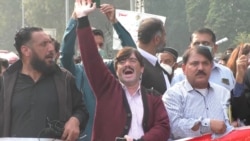Journalists Protest Against Increasing Curbs On Media In Pakistan