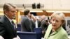 Angela Merkel şi Victor Iuşcenco cu ocazia semnării Parteneriatului estic