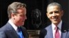 Premierul britanic David Cameron și președintele Barack Obama la 10 Downing Street la Londra