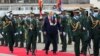 Belarusian strongman Alyaksandr Lukashenka arrives on January 30 in Harare.