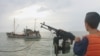 Azerbaijan/Russia – Economy / Caspian Sea – Russian coast guards detain an Azerbaijani vessel used by caviar poachers in the Caspian Sea, 16Jun2003