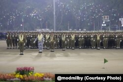 Вайсковы парад у М'янме 27 сакавіка 2025 году