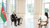Президент Азербайджана Ильхам Алиев даёт интервью телеканалу «Аль-Арабия», 27 августа 2025 года