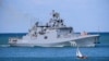Російський фрегат із ракетами поплив із Севастополя в Середземне море (відео)