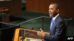 Predsednik Barak Obama govori pred Generalnom skupštinom u sedištu UN, New York, 23. septembar 2010.