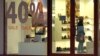 Armenia - A winter price discount announced by a shoe store in downtown Yerevan.