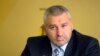 Акція біля посольства Росії в Україні із вимогою звільнити журналіста Романа Сущенка, якого затримали співробітники ФСБ у Москві і звинуватили у шпигунстві. Київ, 6 жовтня 2016 року
